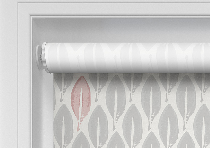 Leafy Print, Pink Splash - Twist&Fit Roller Blind - Image 10